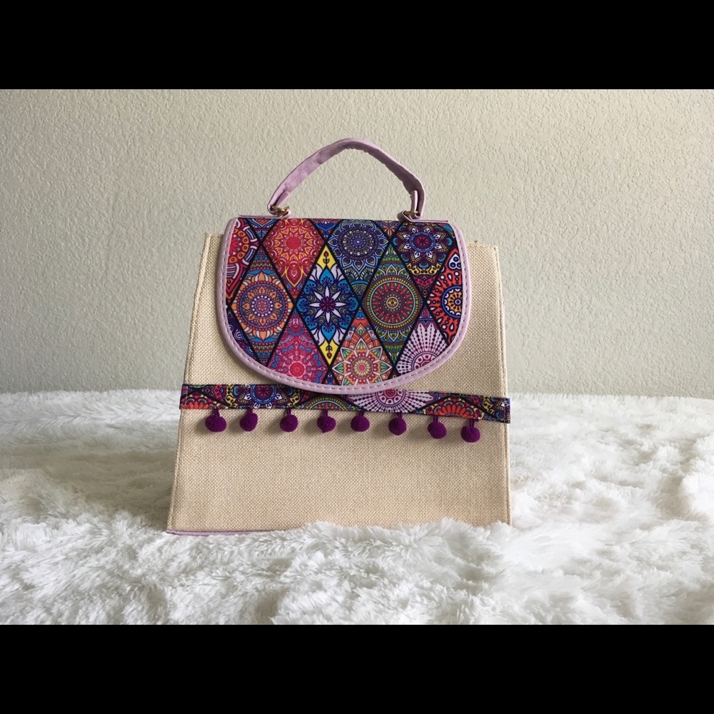 New Mexican artisanal hand bag 3-in 1 crossbody clutch and back pack